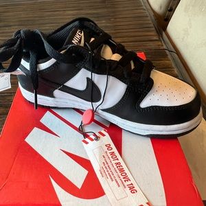 Nike dunk low (ps) white/black